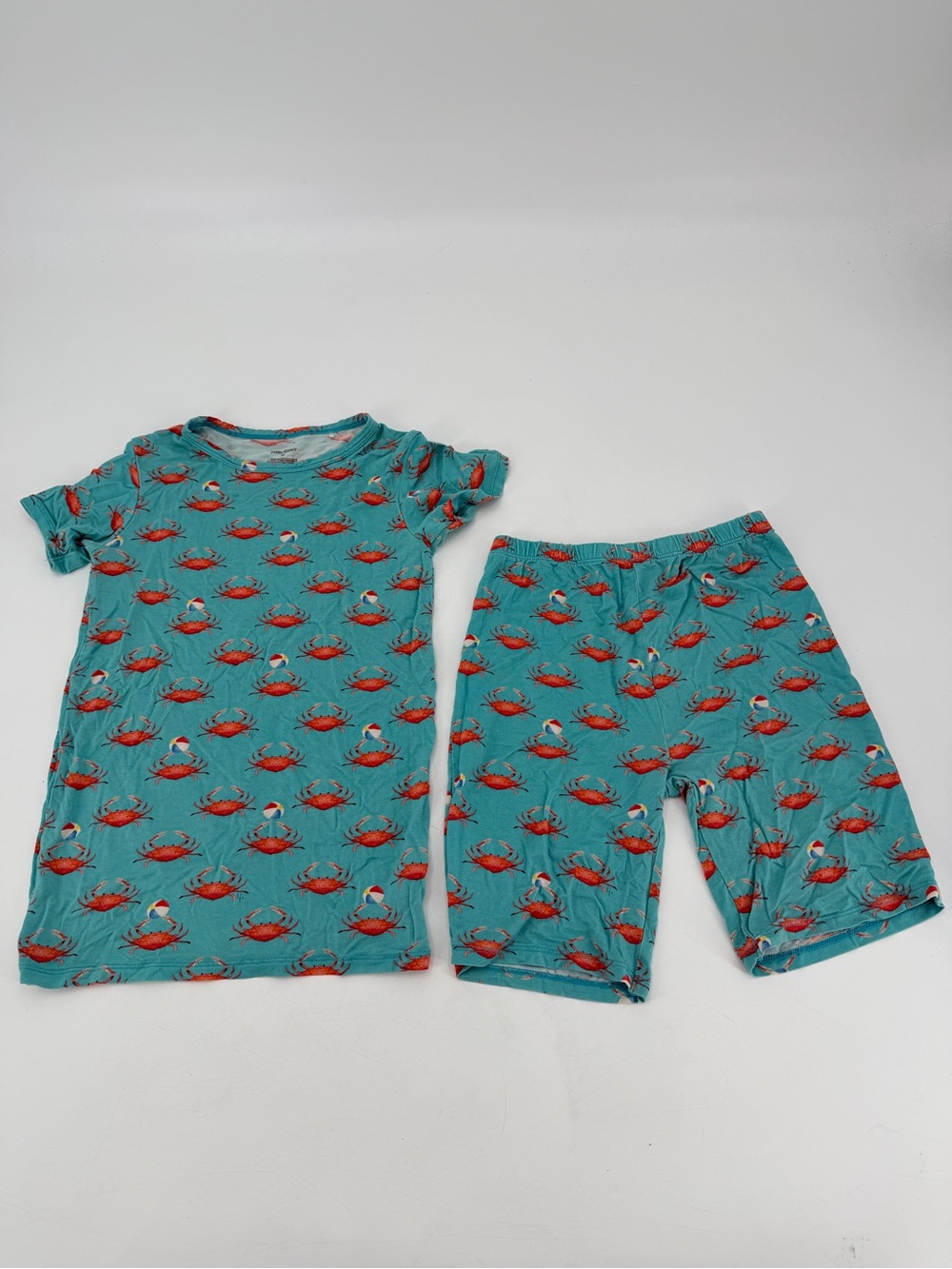 Posh Peanut Crab Short Bamboo Pajamas 9